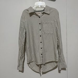 M Girl Krazy Button-Down; Off-White
